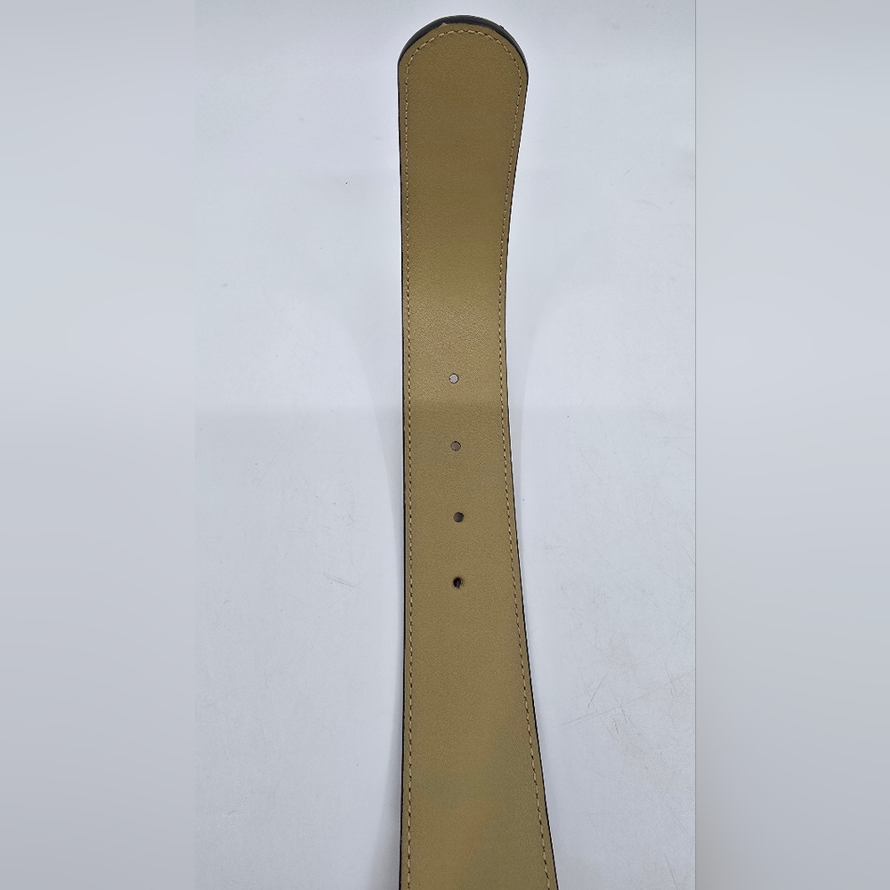 Gucci Calfskin Striped Textured Double G Belt - Picture 8 of 13